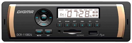 фото: Автомагнитола Digma DCR-110B24