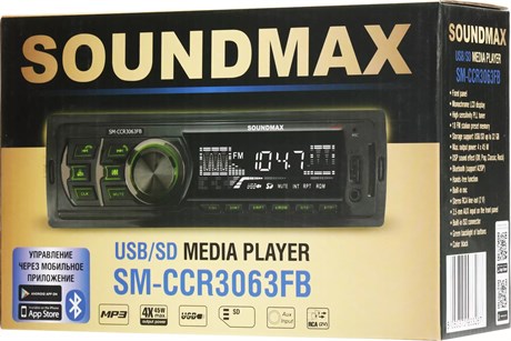 фото: Автомагнитола SoundMAX SM-CCR3063FB
