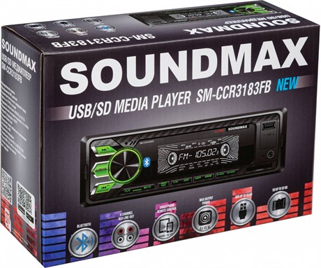 фото: Автомагнитола SoundMAX SM-CCR3183FB