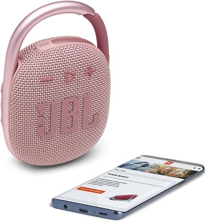 фото: Акустика JBL Clip 4 розовый