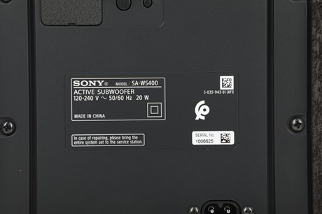фото: Акустика Sony HT-S400