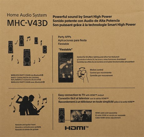 фото: Музыкальный центр Sony MHC-V43D