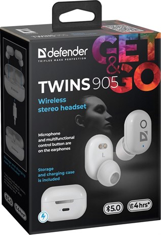 фото: Наушники DEFENDER Twins 905