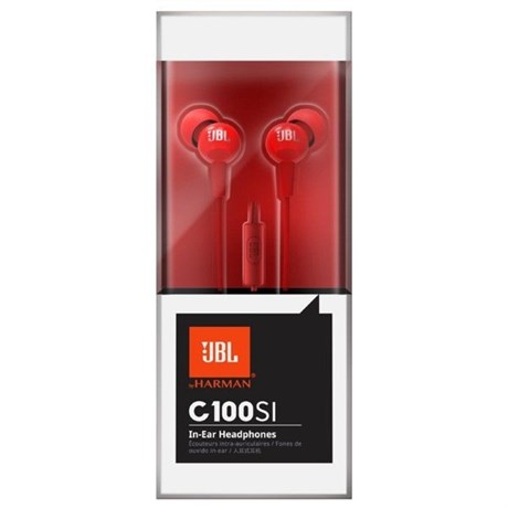 фото: Наушники JBL C100SI красный