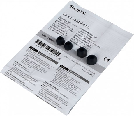 фото: Наушники Sony MDR-EX15AP черный