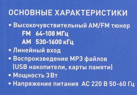 фото: Радиоприемник Hyundai H-SRS200