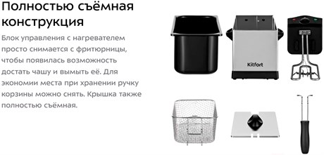 фото: Вентилятор Kitfort KT-405-1 бело-розовый