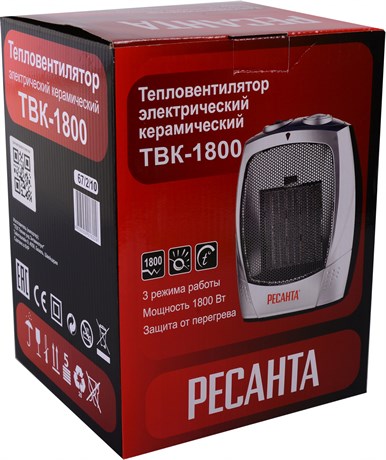 фото: Тепловентилятор Ресанта ТВК-1800