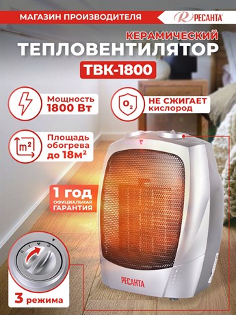фото: Тепловентилятор Ресанта ТВК-1800