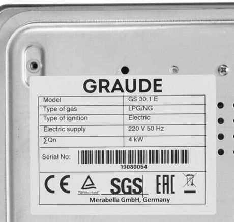 фото: Варочная панель Graude GS 30.1 E