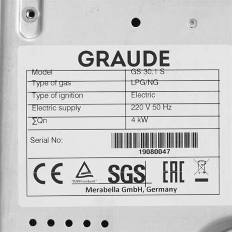 фото: Варочная панель Graude GS 30.1 S