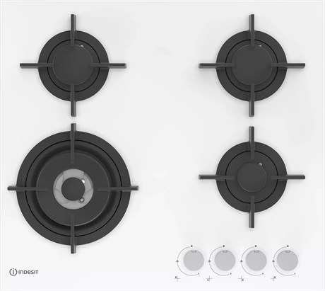 фото: Варочная панель Indesit INGT 62 IC/WH