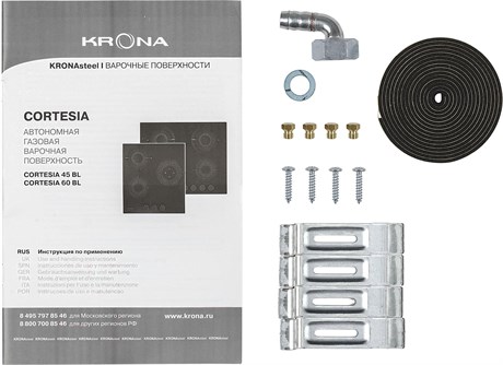 фото: Варочная панель Krona Cortesia 60 BL