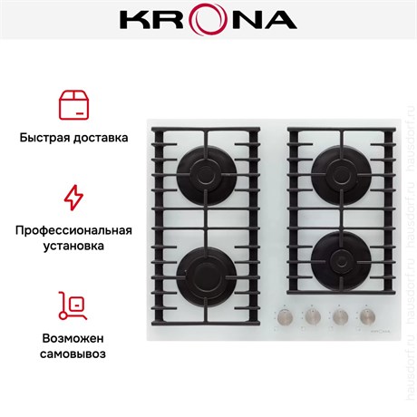 фото: Варочная панель Krona HAGEL 60 WH