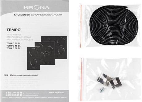 фото: Варочная панель Krona Tempo 60 BL