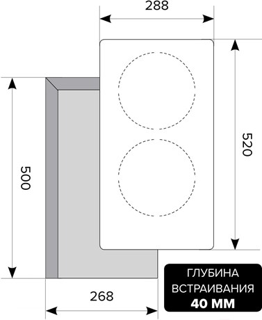 фото: Варочная панель LEX EVH 321 BL
