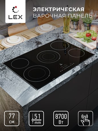 фото: Варочная панель LEX EVH 772A BL