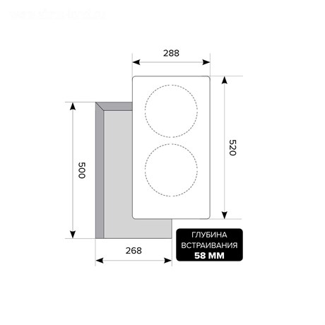 фото: Варочная панель LEX EVI 320 F BL