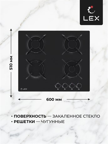 фото: Варочная панель LEX GVG 643A BBL