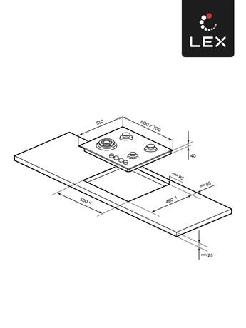 фото: Варочная панель LEX GVG 643A BBL