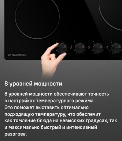 фото: Варочная панель Maunfeld CVCE594MBK2
