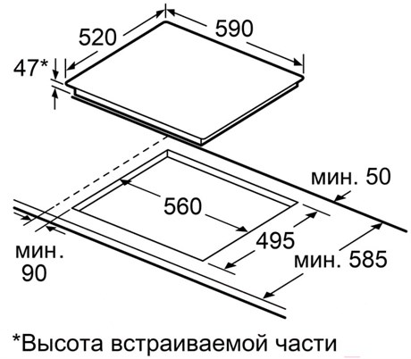 фото: Варочная панель Maunfeld CVCE594PBK