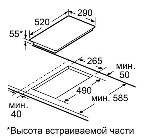 фото: Варочная панель Maunfeld CVI292S2BBKF Inverter