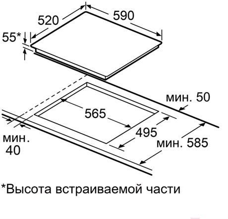 фото: Варочная панель Maunfeld CVI594SB2BKA Inverter