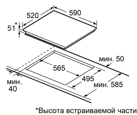 фото: Варочная панель Maunfeld CVI604SBEXWH Inverter