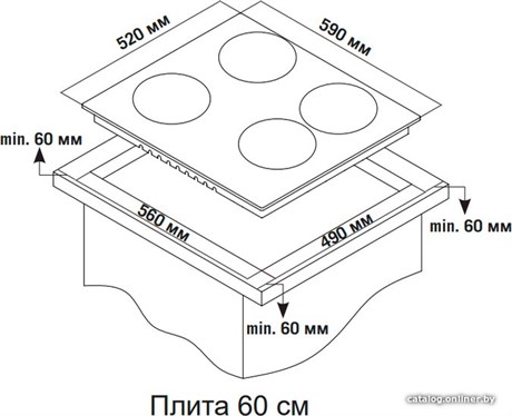 фото: Варочная панель Simfer H60Q22O511