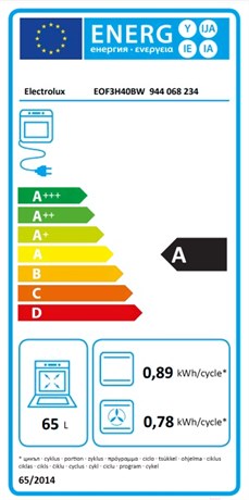 фото: Духовой шкаф Electrolux EOF3H40BW