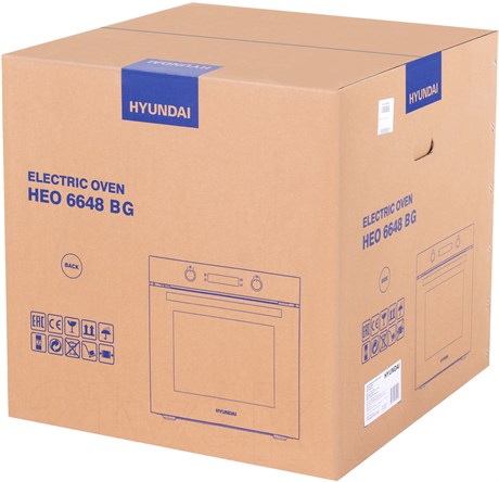 фото: Духовой шкаф Hyundai HEO 6648 BG