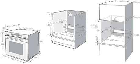 фото: Духовой шкаф Korting OKB 1360 CSGW MW