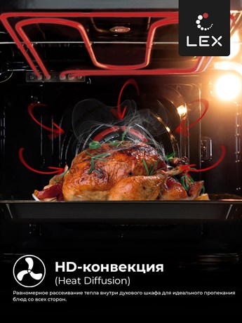 фото: Духовой шкаф LEX EDP 094 IX
