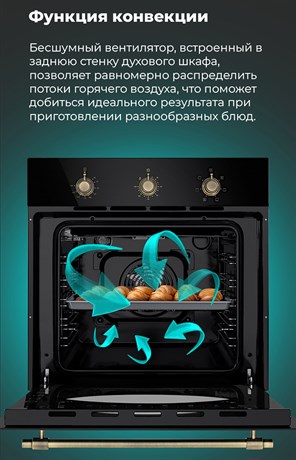 фото: Духовой шкаф Maunfeld EOEFG.566RBG.MT