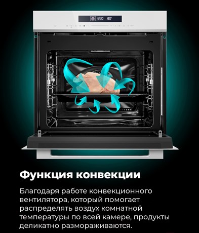 фото: Духовой шкаф Maunfeld MEOR7217SMW