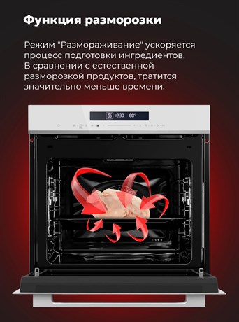 фото: Духовой шкаф Maunfeld MEOR7217SMW