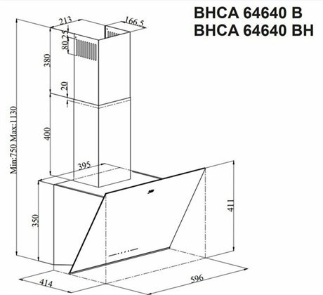 фото: Кухонная вытяжка Beko BHCA64640B
