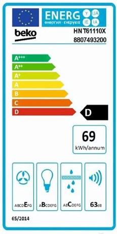 фото: Кухонная вытяжка Beko HNT61110X