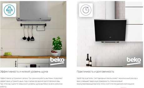 фото: Кухонная вытяжка Beko HNT61210X