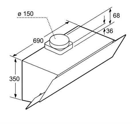 фото: Кухонная вытяжка Bosch DWK095G60T