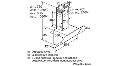 фото: Кухонная вытяжка Bosch DWK66AJ60T