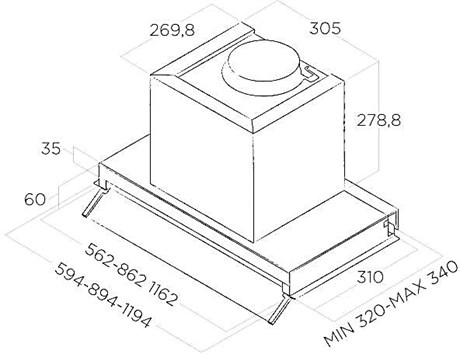 фото: Кухонная вытяжка ELICA BOXIN LX/IX/A/60