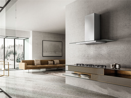 фото: Кухонная вытяжка ELICA Flat GLASS IX/A/90