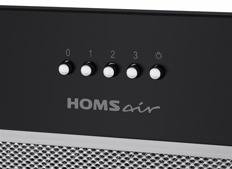 фото: Кухонная вытяжка Homsair Camelia power 60 черный