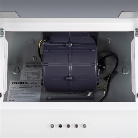 фото: Кухонная вытяжка Homsair ELF Push 60 белый