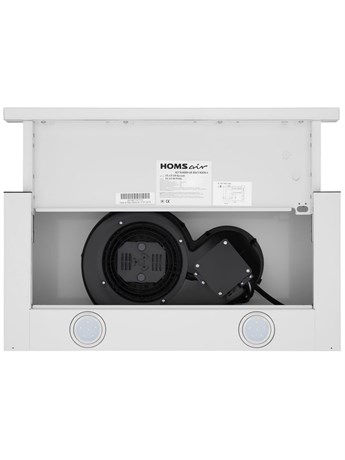 фото: Кухонная вытяжка Homsair Flat 60 белый