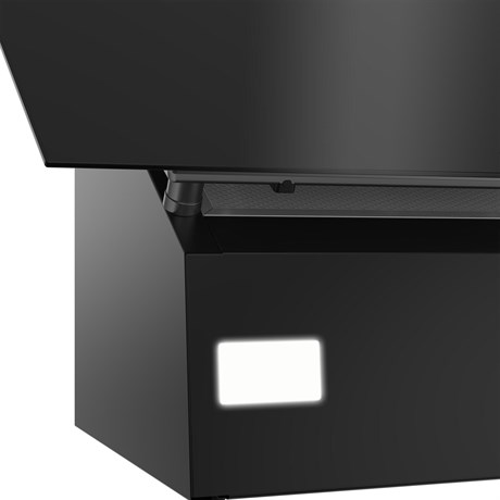 фото: Кухонная вытяжка Hotpoint HPHV 62FLT BL