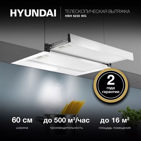 фото: Кухонная вытяжка Hyundai HBH 6235 WG