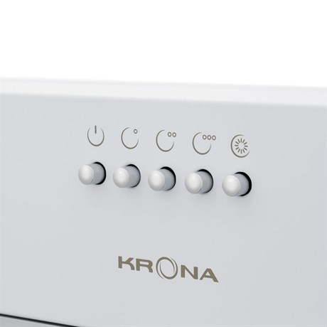фото: Кухонная вытяжка Krona ADEL 600 WHITE PB
